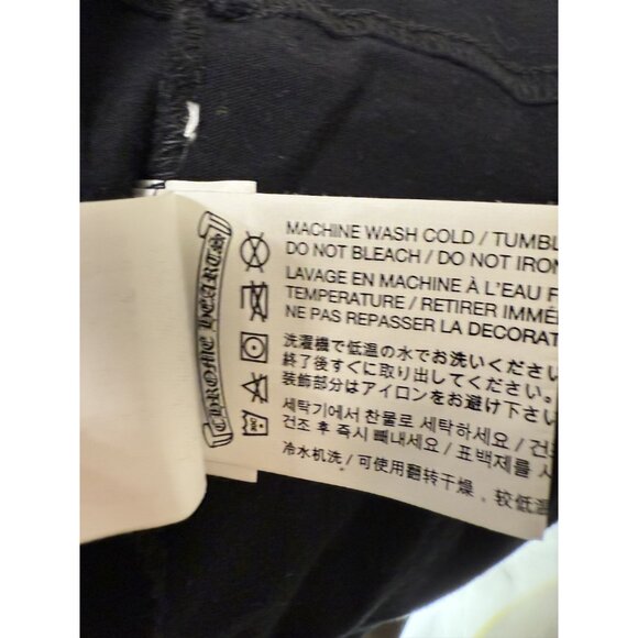Chrome Hearts Long Sleeve Black T-Shirt With Pocket & Gothic Lettering Californi - Picture 9 of 15